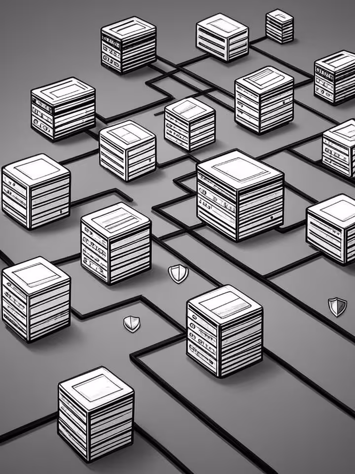 Data security and compliance visualization showing encrypted data flows between regional servers, GD